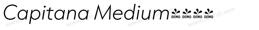Capitana Medium字体转换